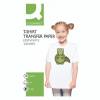 Q-CONNECT Light T-shirt transfer paper 10 sheets KF01430