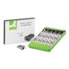 Q-Connect Manual Metallic Pencil Sharpener KF02218 (Pack of 20)