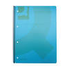Q-Connect Spiral Bound Polypropylene Notebook 160 Pages A4 Blue (Pack of 5) KF10