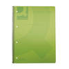 Q-Connect Spiral Bound Polypropylene Notebook 160 Pages A4 Green (Pack of 5) KF1