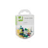 Q-Connect Push Pins Assorted Colours Pack of 25 (KF02029)