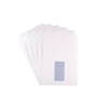 Q-Connect Pack Of 500 White C5 Envelopes With Window - Pocket Self Seal 90gsm