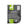 Q-Connect Soft Cover Ruled Margin Spiral A5 Notebook 160 Pages (Pack of 5)