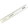 Q-Connect Acrylic Shatter Resistant Ruler 30cm Clear (Pack of 10) KF01107Q