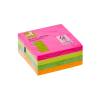 Q-Connect Quick Note Brilliant Rainbow Cube 76 x 76mm Neon 400 Sheets (KF10497)