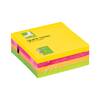 Q-Connect Quick Note Cube 76 x 76mm Assorted Neon - KF01348