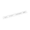 Q-Connect Shatterproof 300mm Ruler White (KF01109)