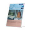 Q-Connect A5 L-Shape Slanted Sign Holder - Side Loading (KF04178)