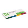 Q-Connect Quick Tabs 25 x 45mm Transparent Assorted (Pack of 200) KF01225