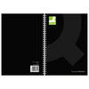 Q-Connect Polypropylene Wirebound Book A5 Black (Pack of 3) KF03730