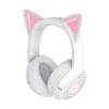Razer Kraken Kitty V2 BT Wireless Bluetooth Gaming Headset - White and pink- cat