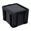 Really Useful 35 Litre Recycled Plastic Storage Box - Black