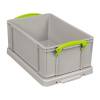 Really Useful 9 Litre Plastic Storage Box with Lid Grey