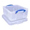 Really Useful Products Really Useful Plastic Storage Box 18 Litre Clear