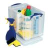 Really Useful Products Really Useful Plastic Storage Box 19 Litre Clear