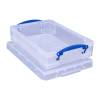Really Useful 4 Litre Plastic Storage Box with Lid - Clear