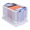 Really Useful Products Really Useful Plastic Storage Box 48 Litre Clear