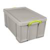 Really Useful 64 Litre Plastic Storage Box with Lid - Grey