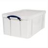 Really Useful Box Plastic Storage Extra Strong 64 Litre White 440 x 710 x 310 mm