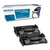 HP 89X High Capacity Black Remanufactured Toner Cartridge Twin pack