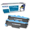 Brother TN1150 Black Remanufactured Toner Cartridge Twinpack