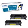 HP 05A Black Remanufactured Toner Cartridge Dual Pack