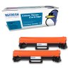 HP 17A Black Remanufactured Toner Cartridge Twin Pack