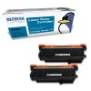 Remanufactured HP 504X Black Toner Cartridge Dual Pack