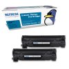 Remanufactured HP 85A Black Toner Cartridge Dual Pack