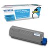 Remanufactured Oki 46490607 Cyan Toner Cartridge