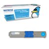 Remanufactured Oki 46508711 Cyan Toner Cartridge