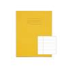 Rhino 9 x 7\" Exercise Book 80 Page Ruled F8M Yellow Pack of 100 (VEX554-148-6)
