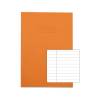 Rhino A4 Exercise Book 32 Page Feint Ruled Margin 8mm Orange Pack of 100 (VDU014