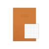 Rhino A4 Exercise Book 64 Page 7mm Squares S7 Orange Pack of 50 (VEX677-705-6)