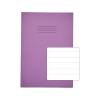 Rhino A4 Exercise Book 64 Page Feint Ruled 15mm Purple Pack of 50 (VEX677-74-8)