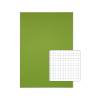 Rhino A4+ Oversized Exercise Book 40 Page 7mm Squared Light Green Pack of 100 (V