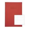 Rhino A4+ Oversized Exercise Book 40 Page Feint Ruled 12mm Red Pack of 100 (VDU0