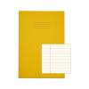 Rhino A4 Special Exercise Book 48 Page Ruled F8M Yellow with Tinted Cream Paper