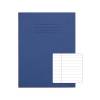 Rhino A5+ Exercise Book 96 Page Feint Ruled 8mm With Margin Dark Blue Pack of 10