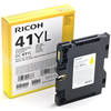 Original Ricoh GC41YL Yellow Gel Ink Cartridge