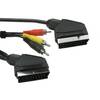 SCART & Three RCA Cable - 1 Metre (ISSR3-01)
