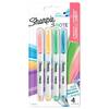 Sharpie S-Note Permanent Chisel Tip Marker Multicolour 4 pc(s) (2138234)