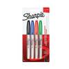 Sharpie Permanent Marker Fine Assorted - Pack of 4 (S0810970)