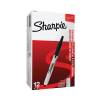 Sharpie Permanent Fine Marker Pen Retractable Black Box of 12 (S0810840)