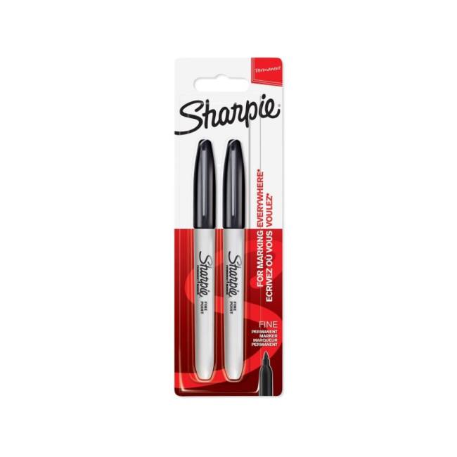 Sharpie Permanent Marker Pen Fine Tip Pack of 12 Twin Blister Packs (1985860)