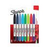 Sharpie Twin Tip Permanent Marker Pens Assorted Colours Pack of 8 (2065409)