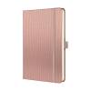 Sigel Conceptum Notebook A5 Hardcover 194 Ruled Pages 80gsm Rose Metallic