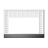 Sigel Paper Desk Pad Office with 2 Year Calendar and Weekly Planner 595x410mm 40