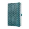 Sigel Jolie A5 Notebook Hardcover 174 80gsm Ruled Pages Ocean Blue (JN139)