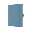 Sigel Jolie A5 Notebook Hardcover Fabric Cover With Pen Loop & Elastic Fastener